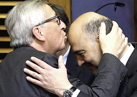 Juncker e Moscovici