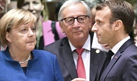 Merkel, Juncker e Macron