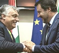 Salvini con Orban