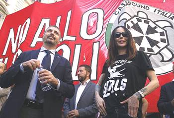 Simone Di Stefano, leader di CasaPound