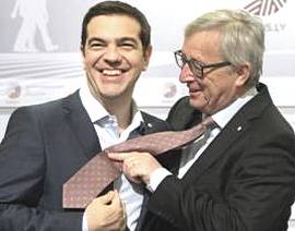 Tsipras con Juncker