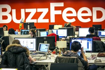 La redazione londinese di BuzzFeed