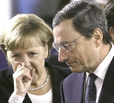 Merkel e Draghi