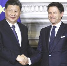 Xi-Jinping e Conte