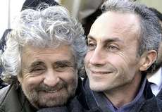 Beppe Grillo e Marco Travaglio