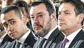 Di Maio, Salvini e Conte