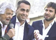 Grillo, Di Maio e Di Battista