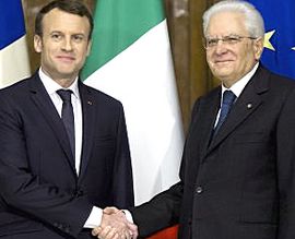 Macron e Mattarella