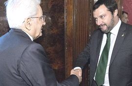 Mattarella e Salvini