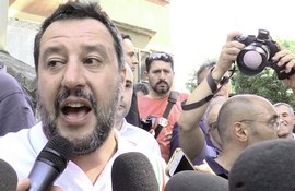 Salvini a Bibbiano