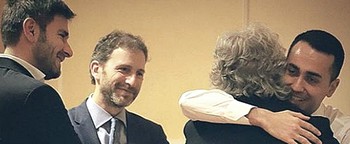 Di Battista, Casaleggio, Grillo e Di Maio