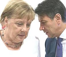 Merkel e Conte