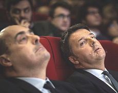 Zingaretti e Renzi