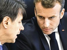 Conte e Macron