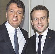 Renzi e Macron