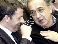 Marchionne con Renzi