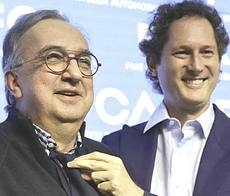 Marchionne e John Elkann