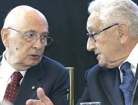 Napolitano e Kissinger