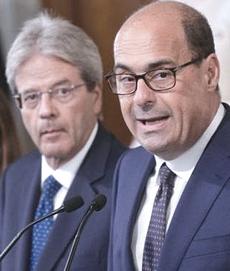 Gentiloni e Zingaretti