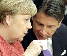 Merkel e Conte