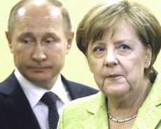 La Merkel con Putin