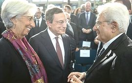 Lagarde, Draghi e Mattarella