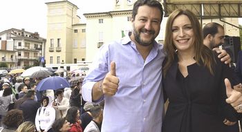 Salvini in Emilia