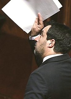 Salvini in Senato