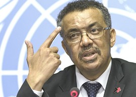 L'etiope Tedros Adhanom Ghebreyesus, direttore generale dell'Oms