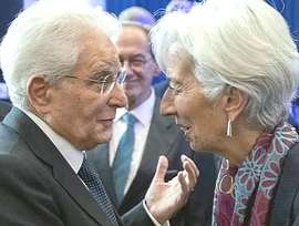 Mattarella e Lagarde