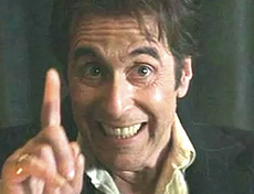 Al Pacino nel film L'avvocato del diavolo