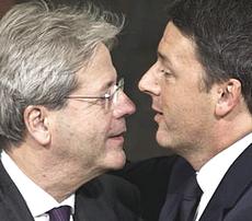 Gentiloni e Renzi