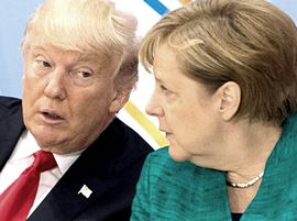 Trump e Merkel