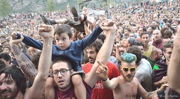 Attivisti NoTav, concerto in val Susa (foto di Luca Perino)