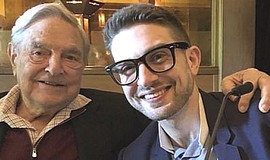 George Soros con il figlio Alexander