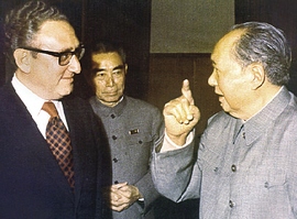 Kissinger con Mao Tse-Tung