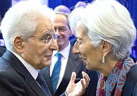Mattarella e Lagarde