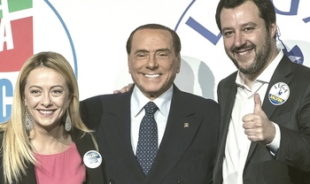 Meloni, Berlusconi e Salvini