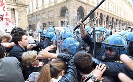 NoTav e polizia a Torino