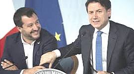 Salvini e Conte, un anno fa al governo insieme