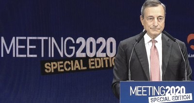 Mario Draghi al Meeting di Rimini 2020