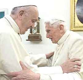 Bergoglio e Ratzinger