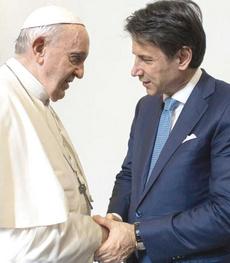 Conte con Bergoglio