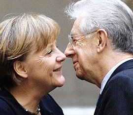 Merkel e Monti