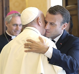 Macron e Bergoglio