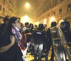 Proteste e Napoli