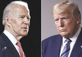 Biden e Trump