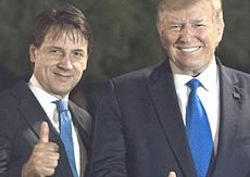 Conte con Donald Trump