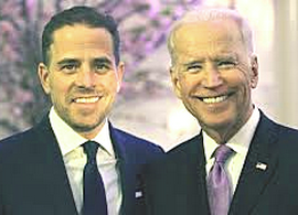 Hunter Biden con il padre