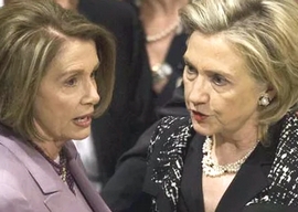 Pelosi e Clinton